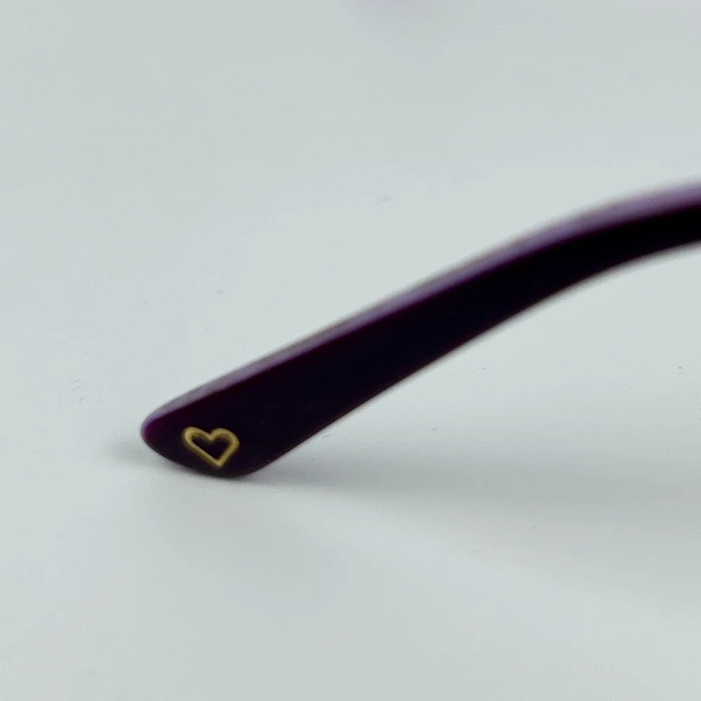 Hard Candy HC43 LAV Womens Eyeglasses Frame Purple Plastic Full Rim 52-18-135mm